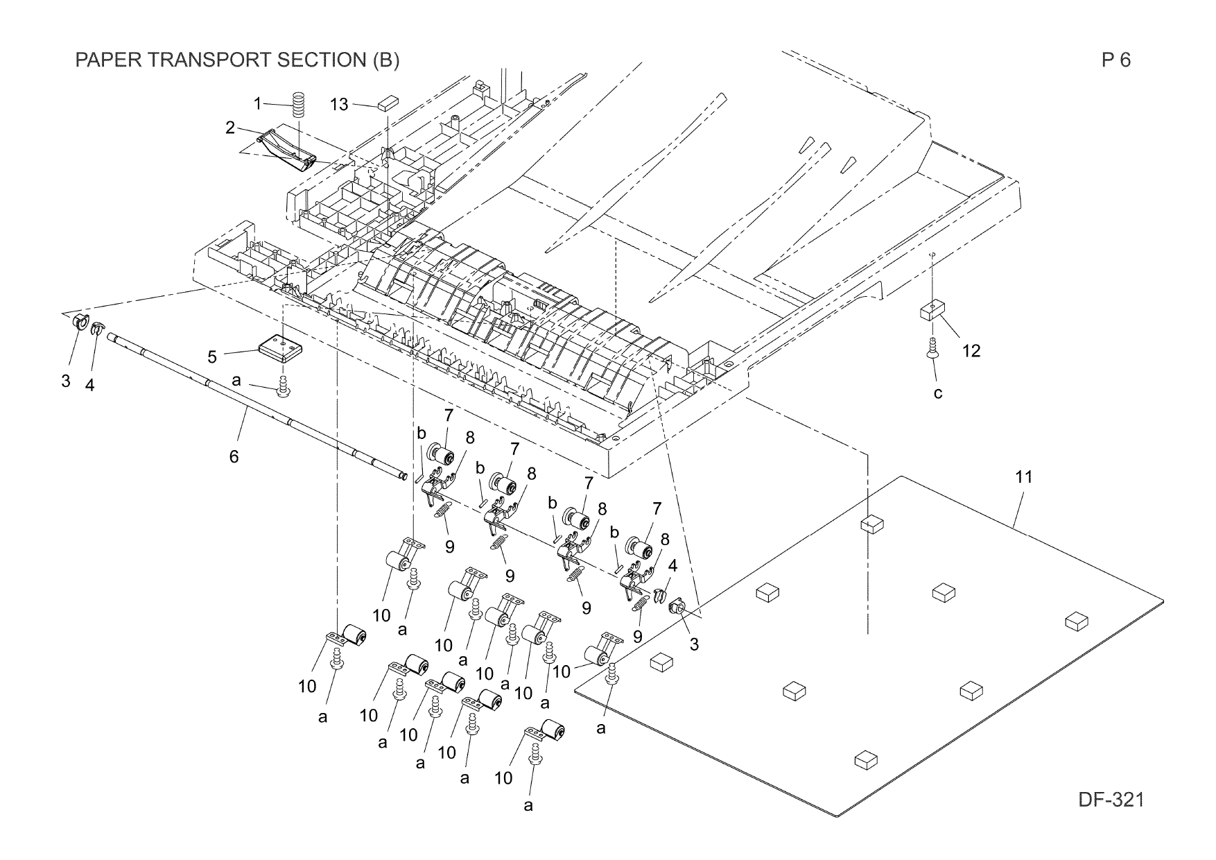 Konica-Minolta Options DF-321 AFR-19 Parts Manual-4